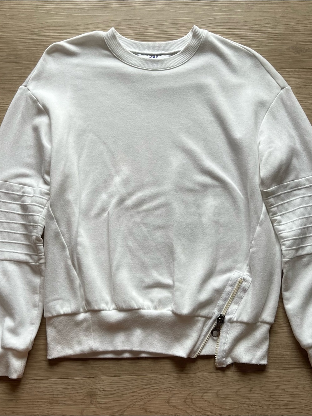 Joy Lab White Crewneck